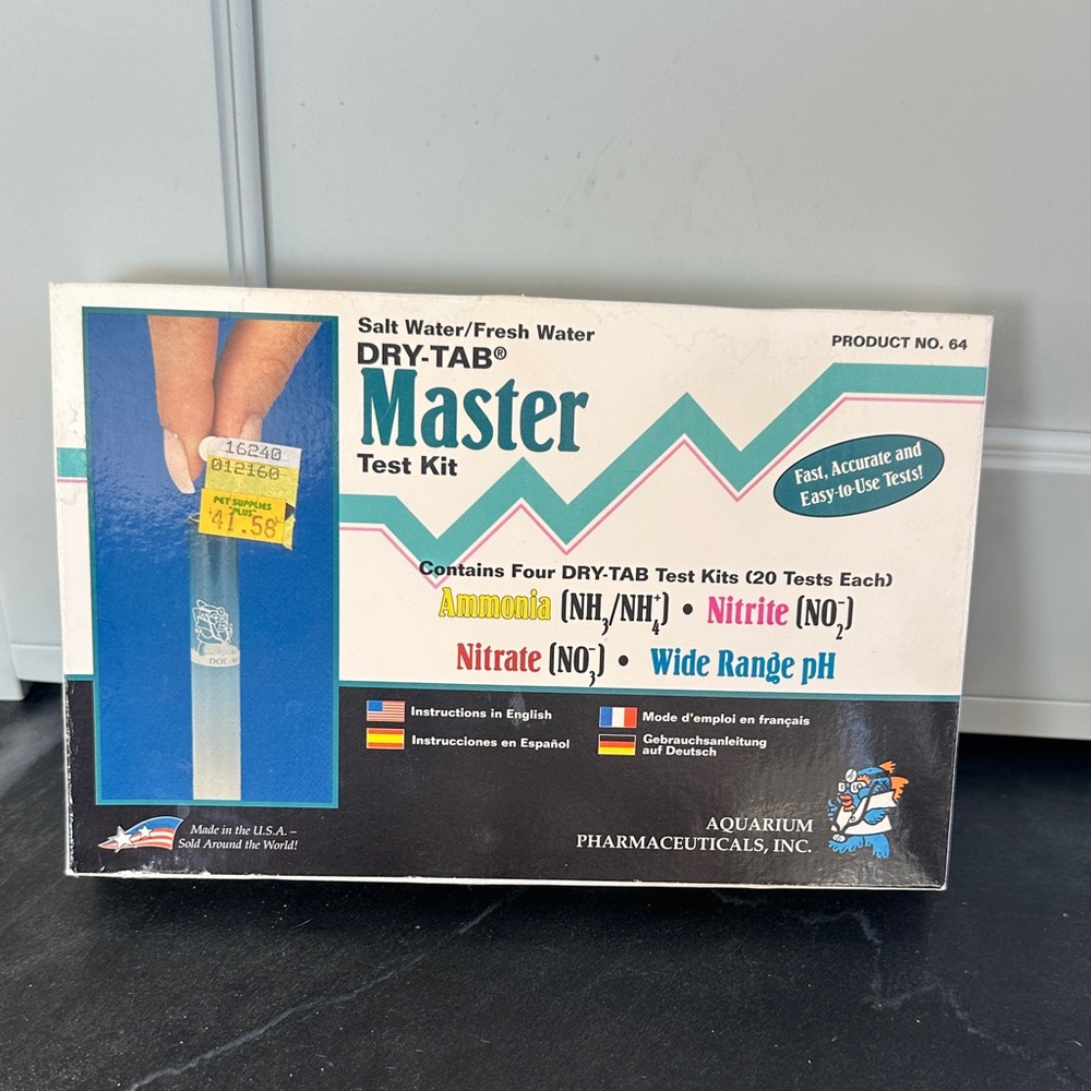 Aquarium Pharmaceuticals Master Test Kit